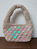 Beige glitter
